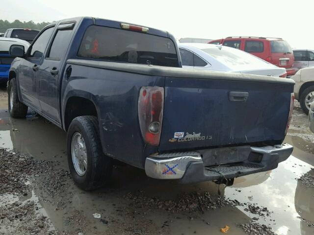 1GCCS138248210153 - 2004 CHEVROLET COLORADO BLUE photo 3