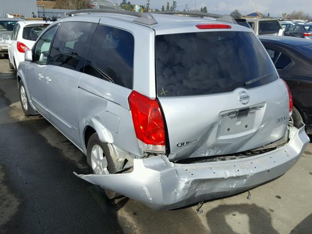 5N1BV28U94N320743 - 2004 NISSAN QUEST S BROWN photo 3