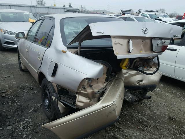 1NXBB02E1VZ621545 - 1997 TOYOTA COROLLA DX SILVER photo 3