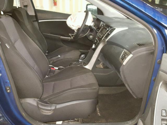 KMHD35LEXDU048452 - 2013 HYUNDAI ELANTRA GT BLUE photo 5