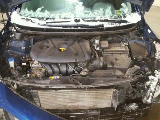 KMHD35LEXDU048452 - 2013 HYUNDAI ELANTRA GT BLUE photo 7