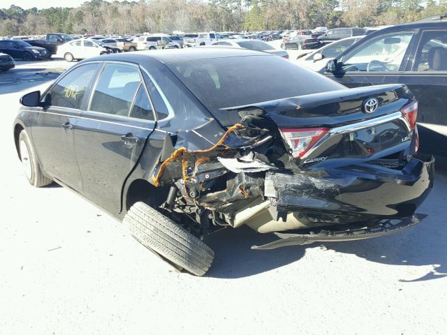 4T1BF1FK9HU756657 - 2017 TOYOTA CAMRY LE BLACK photo 3