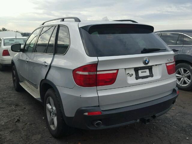 5UXFF03539LJ97532 - 2009 BMW X5 XDRIVE3 SILVER photo 3