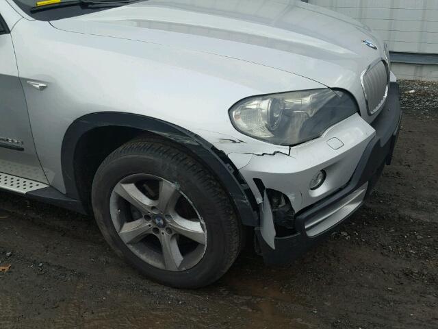 5UXFF03539LJ97532 - 2009 BMW X5 XDRIVE3 ვერცხლისფერი ფოტო 9