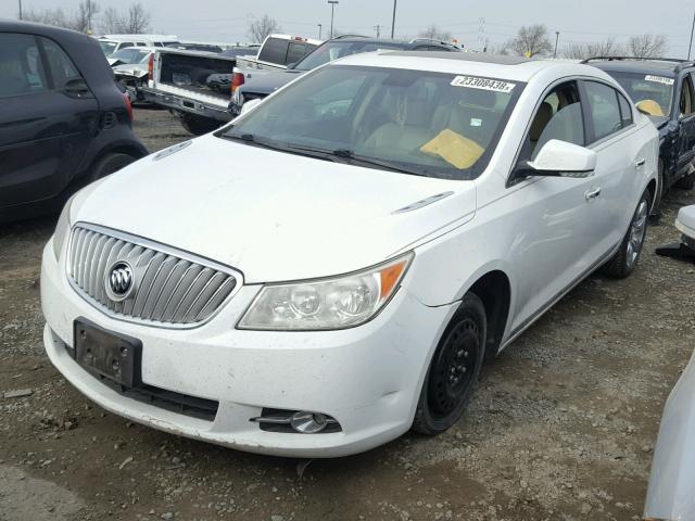 1G4GC5ED1BF319627 - 2011 BUICK LACROSSE C WHITE photo 2