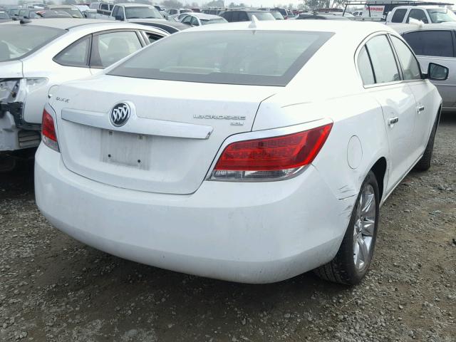 1G4GC5ED1BF319627 - 2011 BUICK LACROSSE C WHITE photo 4