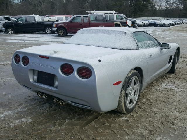 1G1YY32G4W5113896 - 1998 CHEVROLET CORVETTE GRAY photo 4