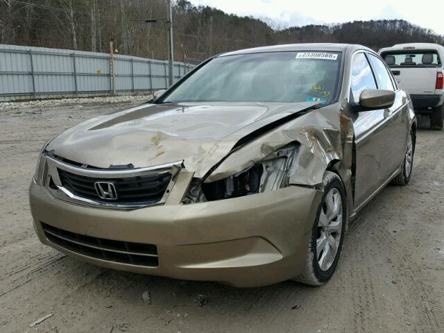 1HGCP26898A094002 - 2008 HONDA ACCORD EXL GOLD photo 2