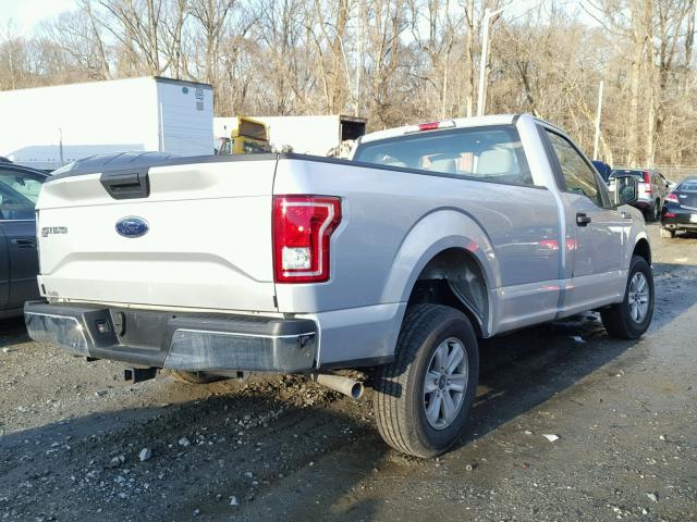 1FTMF1C88HKC69533 - 2017 FORD F150 SILVER photo 4