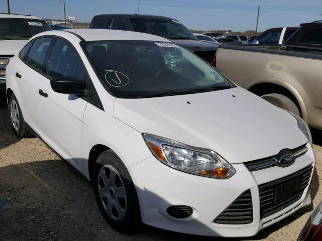 1FADP3E2XDL139376 - 2013 FORD FOCUS S WHITE photo 1