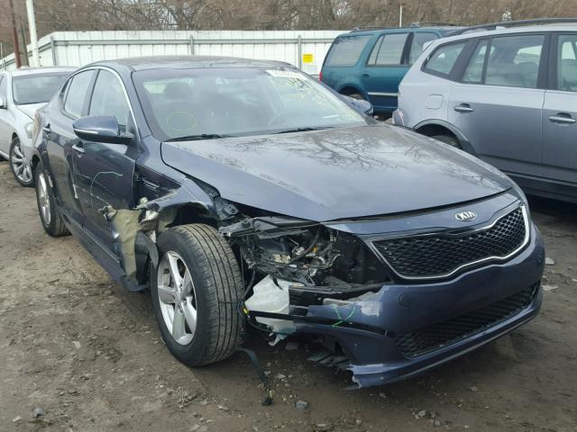 KNAGM4A70F5611581 - 2015 KIA OPTIMA LX BLUE photo 1