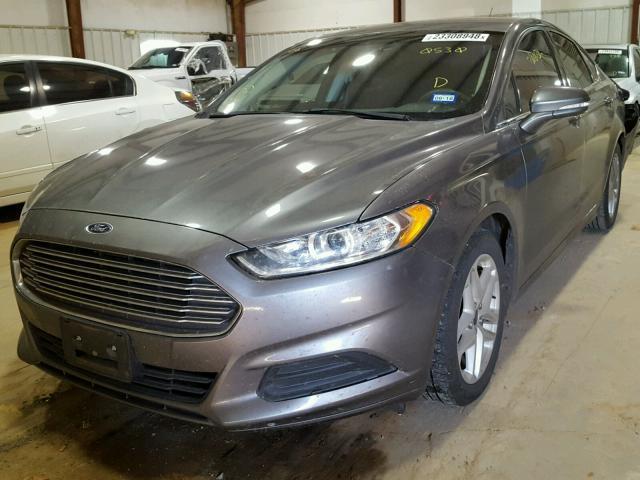 3FA6P0H79DR370530 - 2013 FORD FUSION SE GRAY photo 2