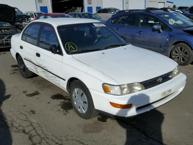 1NXAE09E8PZ052155 - 1993 TOYOTA COROLLA LE WHITE photo 1