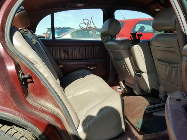 1G4CW52K1X4609541 - 1999 BUICK PARK AVENU RED photo 6