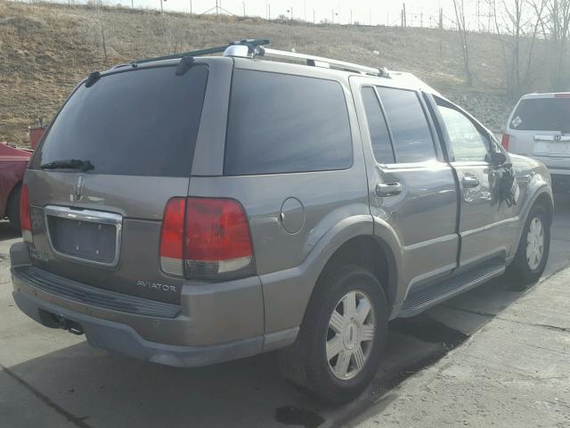 5LMEU68H34ZJ19534 - 2004 LINCOLN AVIATOR GRAY photo 4