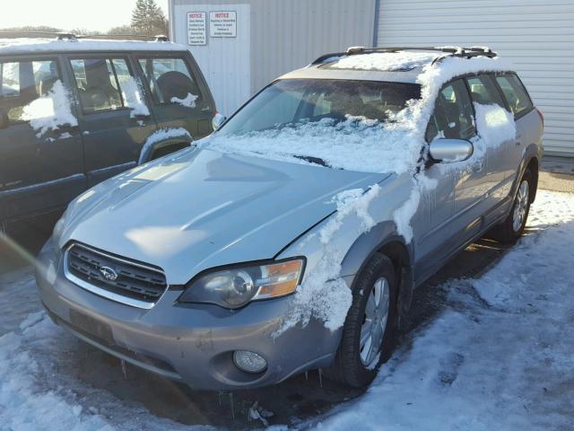 4S4BP62C157336829 - 2005 SUBARU LEGACY OUT SILVER photo 2