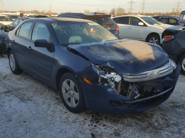 3FAFP07196R131978 - 2006 FORD FUSION SE BLUE photo 1