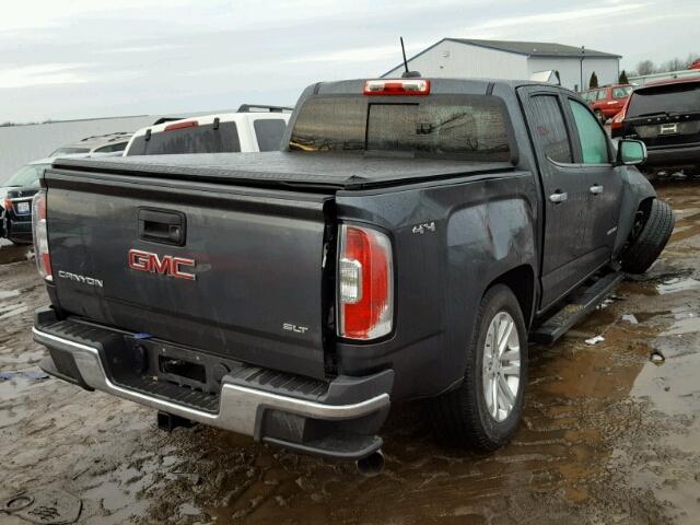 1GTP6DE15G1395416 - 2016 GMC CANYON SLT GRAY photo 4