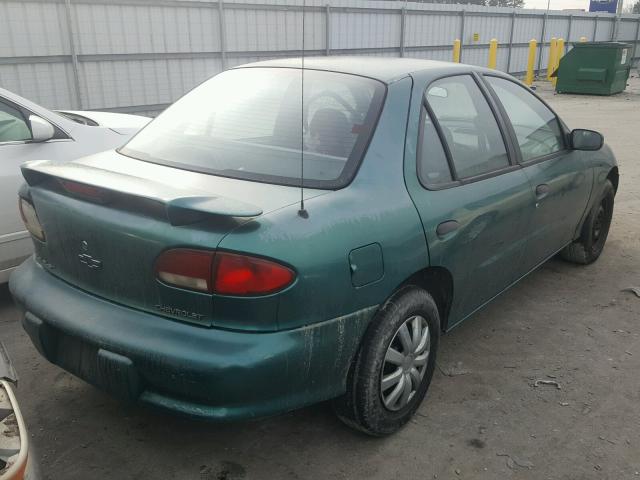 1G1JC5243W7213235 - 1998 CHEVROLET CAVALIER GREEN photo 4