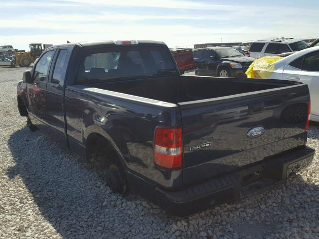 1FTRX12W78FB68124 - 2008 FORD F150 BLUE photo 3