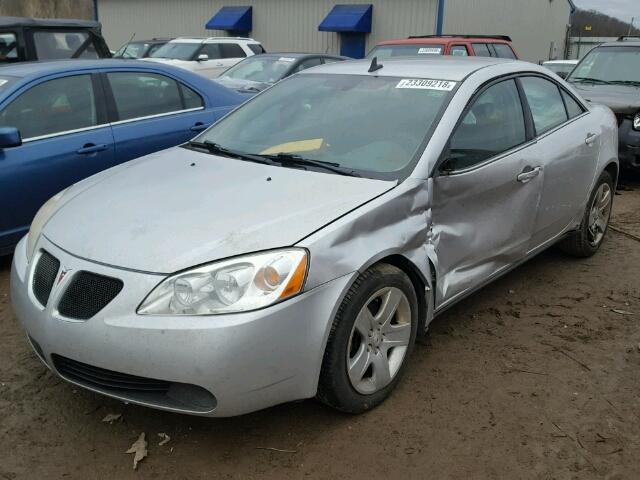 1G2ZG57B194116843 - 2009 PONTIAC G6 SILVER photo 2