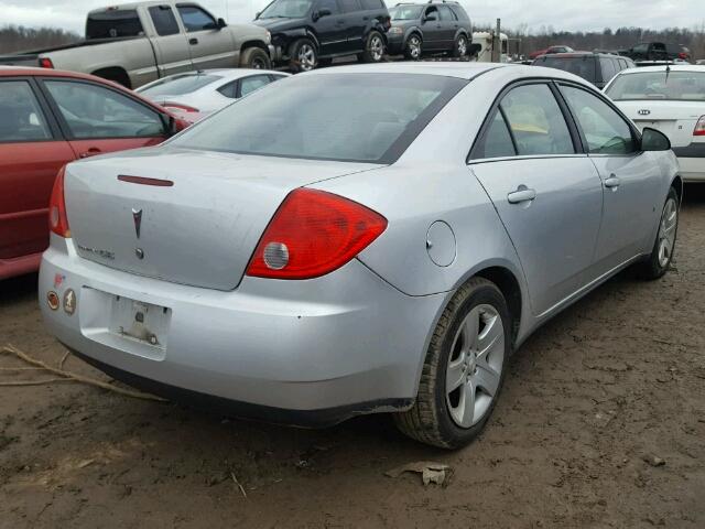 1G2ZG57B194116843 - 2009 PONTIAC G6 SILVER photo 4