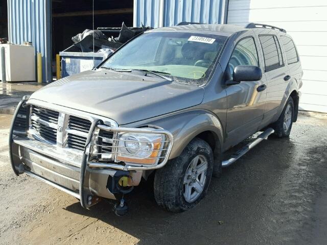 1D4HB48D25F588406 - 2005 DODGE DURANGO SL GOLD photo 2