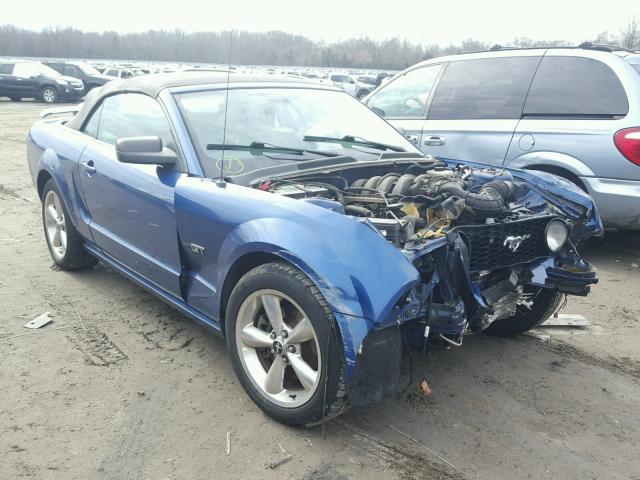 1ZVHT85H175223388 - 2007 FORD MUSTANG GT BLUE photo 1