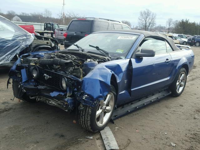 1ZVHT85H175223388 - 2007 FORD MUSTANG GT BLUE photo 2