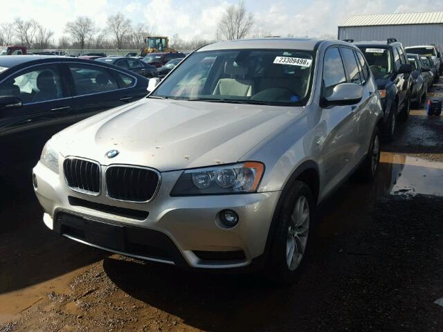 5UXWX9C50D0A11850 - 2013 BMW X3 XDRIVE2 GOLD photo 2