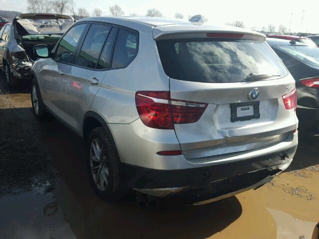 5UXWX9C50D0A11850 - 2013 BMW X3 XDRIVE2 GOLD photo 3