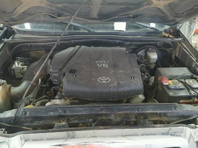 5TELU42N58Z543356 - 2008 TOYOTA TACOMA DOU BLACK photo 7