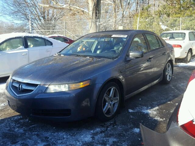 19UUA66234A034798 - 2004 ACURA TL GRAY photo 2