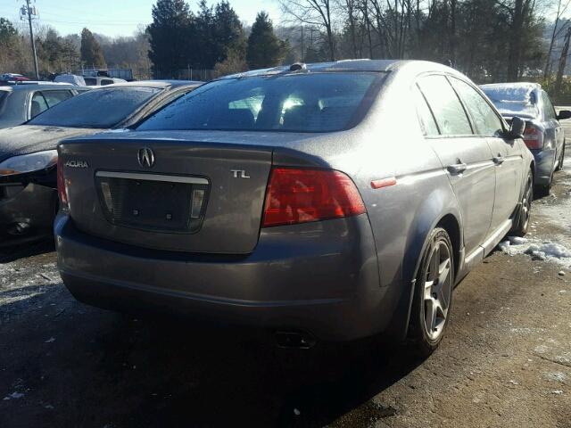 19UUA66234A034798 - 2004 ACURA TL GRAY photo 4