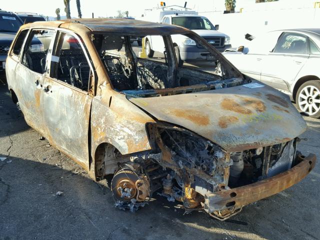 5TDZA23C05S303385 - 2005 TOYOTA SIENNA CE BURN photo 1