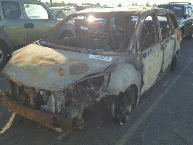 5TDZA23C05S303385 - 2005 TOYOTA SIENNA CE BURN photo 2