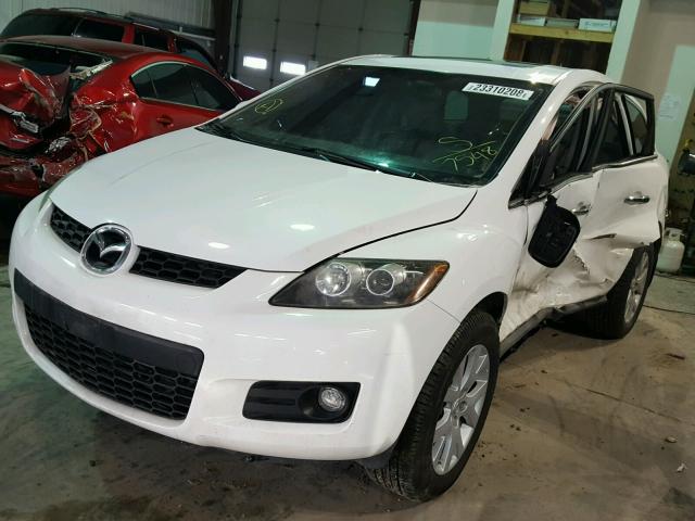 JM3ER293970117548 - 2007 MAZDA CX-7 WHITE photo 2