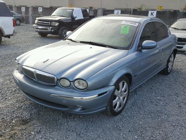 SAJEA51C84WD78535 - 2004 JAGUAR X-TYPE 3.0 BLUE photo 2