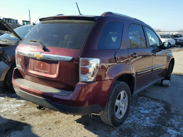 2CNDL33FX86288358 - 2008 CHEVROLET EQUINOX LT MAROON photo 4