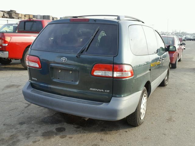 4T3ZF19CX3U530081 - 2003 TOYOTA SIENNA CE GREEN photo 4