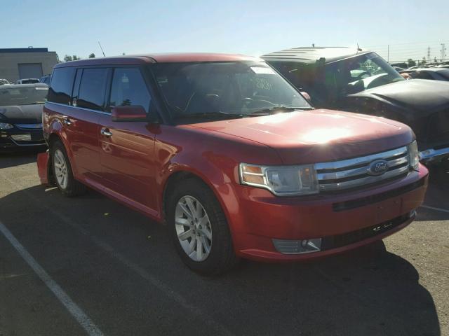 2FMGK5CC6BBD03700 - 2011 FORD FLEX SEL RED photo 1