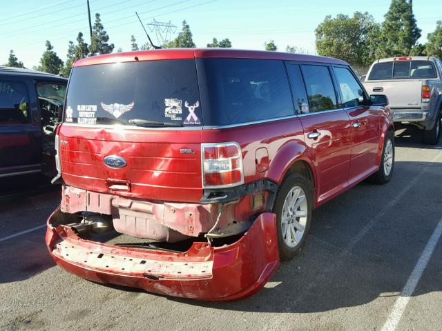 2FMGK5CC6BBD03700 - 2011 FORD FLEX SEL წითელი ფოტო 4