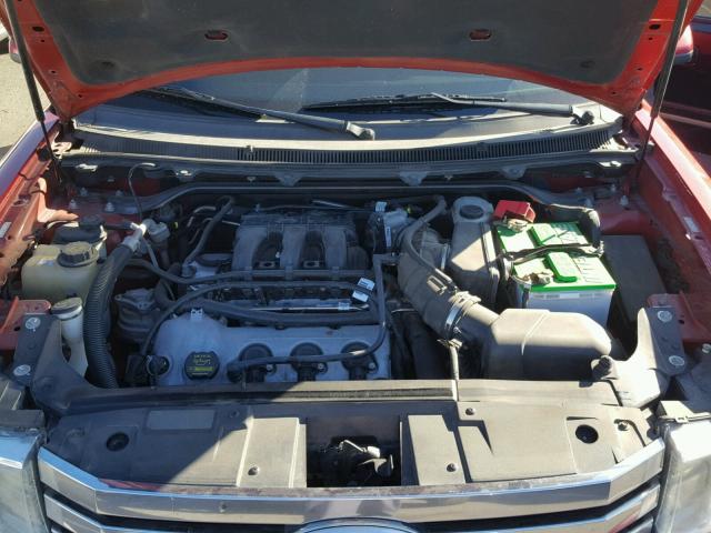 2FMGK5CC6BBD03700 - 2011 FORD FLEX SEL წითელი ფოტო 7