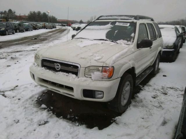 JN8DR09Y34W900978 - 2004 NISSAN PATHFINDER WHITE photo 2