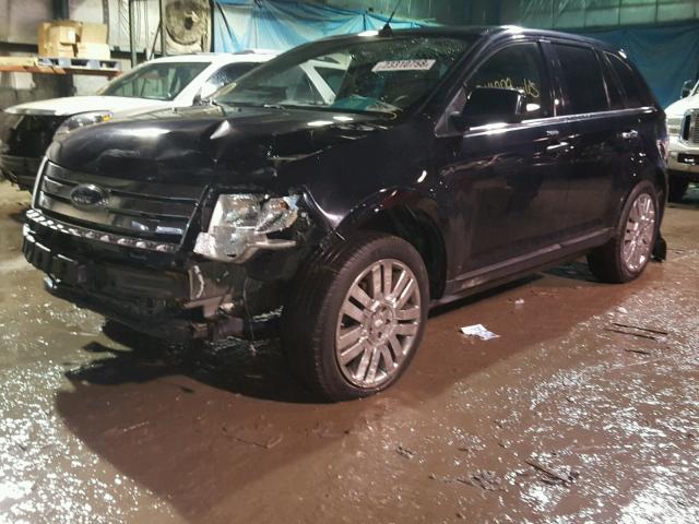 2FMDK49C38BA84370 - 2008 FORD EDGE LIMIT BLACK photo 2