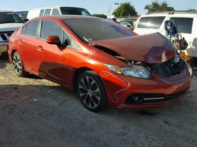 2HGFB6E53DH707320 - 2013 HONDA CIVIC SI RED photo 1