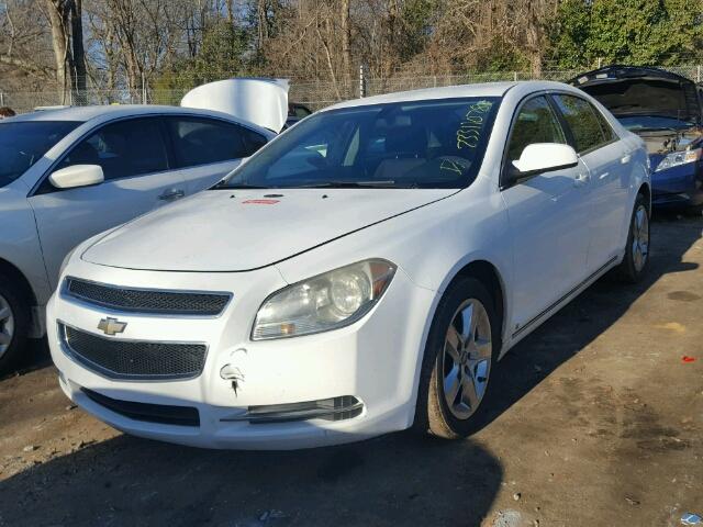 1G1ZH57B994107132 - 2009 CHEVROLET MALIBU 1LT WHITE photo 2