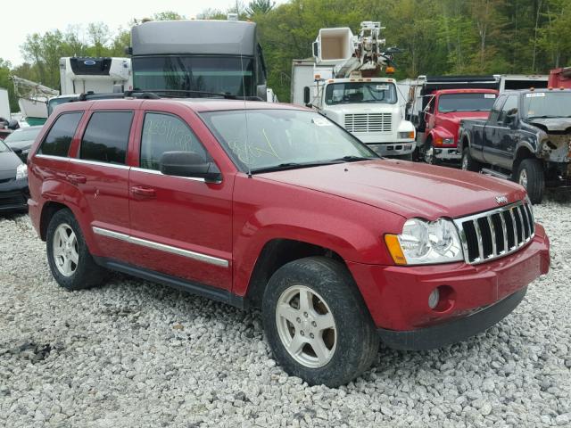 1J4HR58N86C302000 - 2006 JEEP GRAND CHER RED photo 1