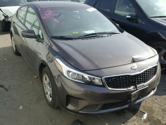 3KPFK4A73HE118120 - 2017 KIA FORTE LX BLACK photo 1