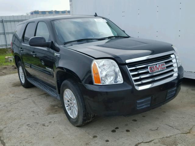 1GKFC13598R173476 - 2008 GMC YUKON HYBR BLACK photo 1